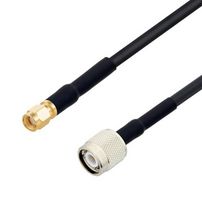 FAIRVIEW MICROWAVE FMCA100274-300 RF / Coaxial Cable Assembly, 25 ft, 7.62 m, LMR-240-UF, SMA RP Plug, TNC Plug, 50 ohm