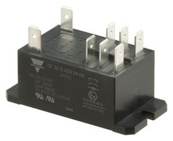 CARLO GAVAZZI CF30A002220AX Power Relay, IP67, DPDT, 220 VAC, 30 A, CF30 Series, Panel Mount, Non Latching