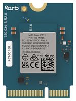 EZURIO 453-00186 Wi-Fi & Bluetooth Module, M.2, Key E, 6 GHz, HCI, I2S, PCM, SDIO, UART