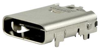 SAME SKY UJ31-CH-31-SMT-TR USB Connector, USB Type C, USB 3.2 Gen 2, Receptacle, 24 Ways, Surface Mount, Right Angle