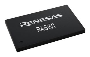 RENESAS R7SA6W1CEDZNR#MA0 ARM MCU, RZ Family, RA6W1 Series Microcontrollers, ARM Cortex-M33F, 32 bit, 160 MHz, 66 Pins