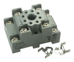 IDEC SR2P-05 Relay Socket, DIN Rail, Screw, 8 Pins, 10 A, 300 V, RR Series