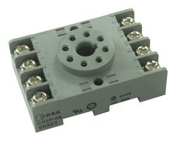 IDEC SR2P-06 Relay Socket, DIN Rail, Screw, 8 Pins, 10 A, 300 V, RR Series