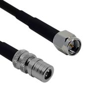 SIRETTA ASMQM1500A058L11 RF / Coaxial Cable Assembly, Low Loss, 6GHz Frequency, 49.2 ft, 15 m, SLL200, QMA-Male