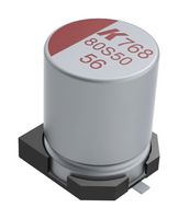 KEMET A768KE227M1DLAS029 Polymer Aluminium Electrolytic Capacitor, 220 µF, 20 V, Radial Can - SMD, 0.029 ohm