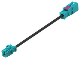 TE CONNECTIVITY 2-2360000-2 RF / Coaxial Cable Assembly, 9.8 ft, 3 m, RTK031, FAKRA Plug, FAKRA Jack, 50 ohm