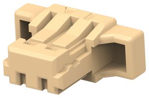 TE CONNECTIVITY 2495754-2 Connector Housing, Natural, 1Row, WTB Series, Receptacle, 2 Ways, 0.8 mm