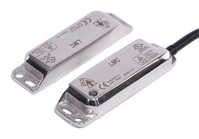 IDEM 133008 Safety Interlock Switch, Hygiecode, LMC Series, SPST-NO, DPST-NC, Cable with 8 Pin M12 Connector