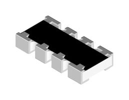 VISHAY ACASA1001S1002P100 Resistor Network, 1 kohm, ACAS Series, 1 kohm, 4 Elements, Isolated, 0612 [1632 Metric]