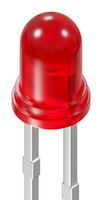 KINGBRIGHT L-132XID LED, Red Diffused Lens, High Efficiency Red, Through Hole, T-1 (3mm), 10 mA, 1.9 V, 617 nm