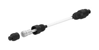 HUBER+SUHNER SPJ/SM141L/PCC/PCC/00500 RF / Coaxial Cable Assembly, 4.1mm Dia, 6GHz, 19.7 ", 500 mm, Sucoform 141 CU, PCC, PCC, 50 ohm