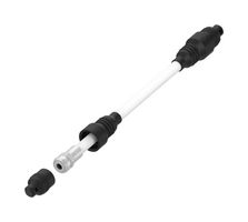 HUBER+SUHNER SPJ/SM222L/PCC/PCC/00500 RF / Coaxial Cable Assembly, 6.2mm Dia, 6GHz, 19.7 ", 500 mm, Sucoform 222 CU, PCC, PCC, 50 ohm