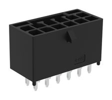 AMPHENOL COMMUNICATIONS SOLUTIONS G88CF12102AF2HR Rectangular Power Connector, 16 Contacts, Micro Power Top PCIE G88CF Series, PCB Mount