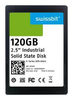 SWISSBIT SFSA120GQ1AA4TO-I-LB-226-STD SSD, External, 2.5 Inch, SATA 6 Gb/s (SATA III), 120 GB, MLC NAND, Non-Encrypted