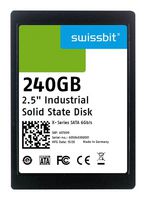 SWISSBIT SFSA240GS2AK2TB-I-EB-21E-STD SSD, Internal, 2.5 Inch, SATA 6 Gb/s (SATA III), 240 GB, 3D TLC NAND