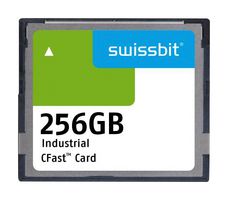 SWISSBIT SFCA256GH1AK2TB-I-EB-21E-STD Flash Memory Card, SATA Gen3 - 6.0 Gbit/s, 3D TLC, CFast 2.0 Card, 256 GB