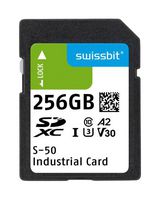 SWISSBIT SFSD256GL1AM1TB-E-VG-221-STD Flash Memory Card, 3D TLC, SDXC Card, 256 GB