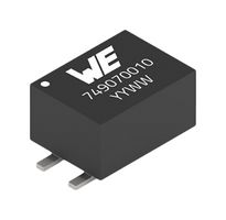 WURTH ELEKTRONIK 749070011 Ethernet & LAN Transformer, 10/100 Base-T PoE, 1:1, 2.2 mH, 2.25 kV, Surface Mount