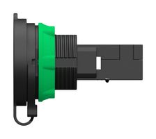 SCHNEIDER ELECTRIC XB5PUSB3SP1 USB Sealed Connector, Elastomer Cover, USB Type A, USB 3.0, Receptacle, 8 Positions, Panel Mount
