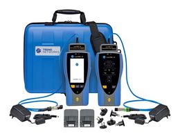 TREND NETWORKS R163008 Cable Certifier, 500 MHz, Display/Remote Handsets, 2x Battery, 2x Power Adapter, 2x Hang Strap, Case