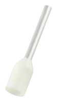 MULTICOMP PRO MP016679 Wire Ferrule, Single Wire, 20 AWG, 0.5 mm², 10 mm, White