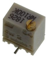 TT ELECTRONICS / BI TECHNOLOGIES 84WR10KLF Trimmer, Multi Turn, Cermet, Top Adjust, 10 kohm, Surface Mount, 12 Turns