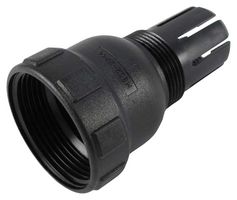 TE CONNECTIVITY M902-2244 Connector Backshell, Backshell, AMP HDP20 Series Size 24 Circular Connectors, 24, 180°