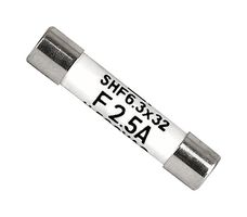 SCHURTER 8020.5065 Fuse, Cartridge, Fast Acting, 500 mA, 500 V, 6.3mm x 32mm, 1/4" x 1-1/4", SHF Series