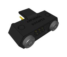 AMPHENOL SOCAPEX HDASF011CA-10C Pin Header, Wire-to-Board, 1.905 mm, 3 Rows, 11 Contacts, Through Hole Straight, HDAS Series