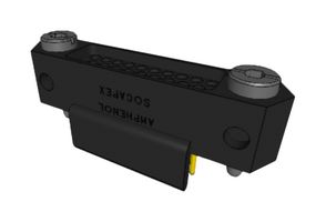 AMPHENOL SOCAPEX HDASF029CB-10C Pin Header, Wire-to-Board, 1.905 mm, 3 Rows, 29 Contacts, Through Hole Straight, HDAS Series