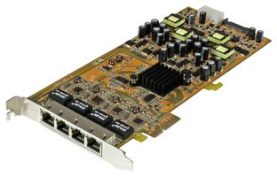 STARTECH ST4000PEXPSE PoE Network Interface Card, 1Gbps, Rj45 x 4