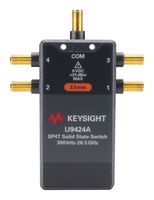 KEYSIGHT TECHNOLOGIES U9424A/-001 Solid State Switch, SP4T, 3.5mm Connector, 10.8 dB Insertion Loss, 64 dB Isolation, 26.5 GHz