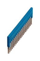 PHOENIX CONTACT 3036929 Jumper (Busbar), Blue, 24 A, Plug In Bridge, Phoenix Contact CLIPLINE Series Terminal Blocks