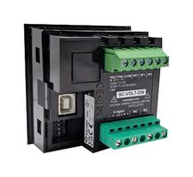 TRUMETER SC-VOLT-DIN Signal Converter, Voltage, 4mA to 20mA, Open Collector, 2 Channels, 1 %, 24 V