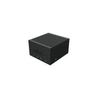 GATEWORKS GW3092-1 Enclosure, Venice Single Board Computer, Aluminium, Black, 8 Antenna SMA Holes, 46.7mmx85mmx105mm