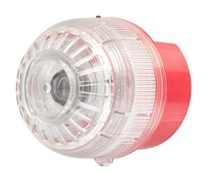 MOFLASH SIGNALLING IS-B-02-05 Visual Signal Light, IP66, Transparent, Flashing/Steady, 24V, -40°C to 60°C, IP66