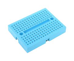 MIKROELEKTRONIKA MIKROE-1140 Breadboard, Mini, Solderless, Self-Adhesive, Plastic, Blue, 170 Tie Points