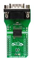 MIKROELEKTRONIKA MIKROE-4809 Add-On Board, CAN Isolator 2 Click, MikroE MikroBUS Compatible Development Boards