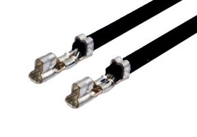 JST / JAPAN SOLDERLESS TERMINALS ASPHSPH24K203 Cable Assembly, 24AWG, Crimp Socket to Crimp Socket, 8 ", 203 mm, PH Series, Black