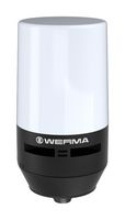 WERMA 240 600 02 Beacon, Steady, Multicolour, 85 dB, 1 Tone, 24 VDC, IP65/IP69K, -20 to 50°C, 111mm H, 55mm Lens