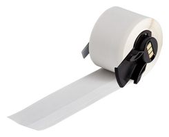 BRADY M6C-106-427 Wire Marker, Self Laminating, Blank (No Legend), 38.1mm x 15.24m, Vinyl, White