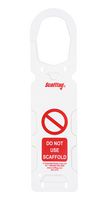 BRADY SCAF-STH-A Label, Tag, 356 mm, 91 mm, Nylon, Do Not Use Scaffold