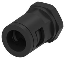 TE CONNECTIVITY 1-2500400-0 Conduit Connector, 13mm Size, PG9, Straight, Nylon 6 (Polyamide 6), Black, 35.7 mm, IP66