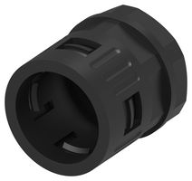 TE CONNECTIVITY 1-2500400-5 Conduit Connector, 28.5mm Size, PG21, Straight, Nylon 6 (Polyamide 6), Black, 47.6 mm, IP66