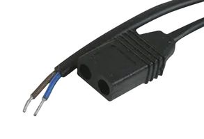 EBM-PAPST 9920140000 Power Cord, LZ140 Type, EBM-PAPST 2.8 x 0.8mm Flat Plug AC Fans, Straight Plug, 610 mm