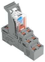 WAGO 2585-323 Power Relay, 2CO, 12 V, 6 A, WAGO - 2585 Series, DIN Rail, DC