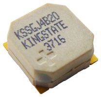 KINGSTATE KSSGJ4B20. Magnetic Transducer, Internal Drive, Surface Mount, LCP, 97 dB, 2.73kHz, 3 to 5VDC, -30 to 70° C