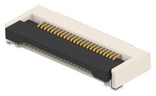 TE CONNECTIVITY 2-2554607-4 FFC / FPC Board Connector, 0.5 mm, 24 Contacts, Surface Mount, Bottom, 1 Row