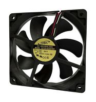 ADDA AD12012HB257B01(00NS) DC Axial Fan, 12 V, Square, 120 mm, 25 mm, Ball Bearing, 75.334 CFM