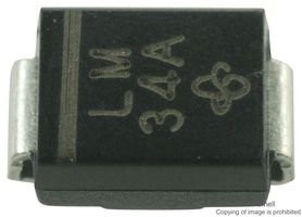 VISHAY SMBJ15A-E3/52 TVS Diode, TRANSZORB SMBJ Series, Unidirectional, 15 V, 24.4 V, DO-214AA (SMB), 2 Pins